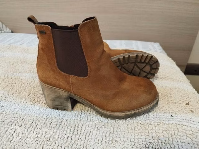 Botines de cuero talla 38