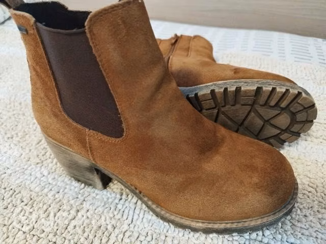 Botines de cuero talla 38