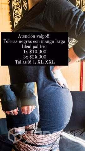 Polera manga larga