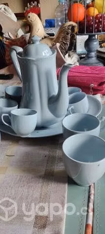 Juego de té café inglés muy antiguo