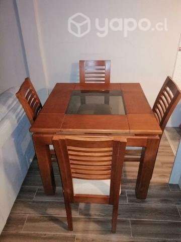 Comedor madera/vidrio - Imagen 3