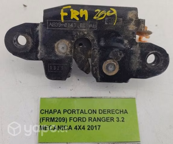 Chapa Portalon Der (FRM209) Ford Ranger 3.2 2017