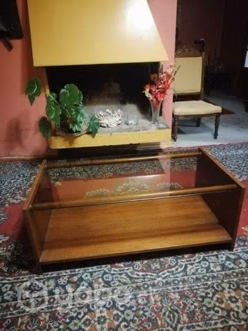 Mesa centro vidrio buen estado