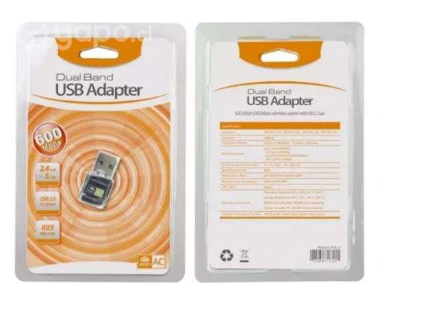Adaptador Antena Wifi Usb Dual Band 2.4g Y 5g 600 - Imagen 4