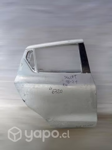 Puerta trasera rh suzuki swift 2018-2021
