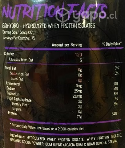 Hexacore IsoHydro 5 libras proteina