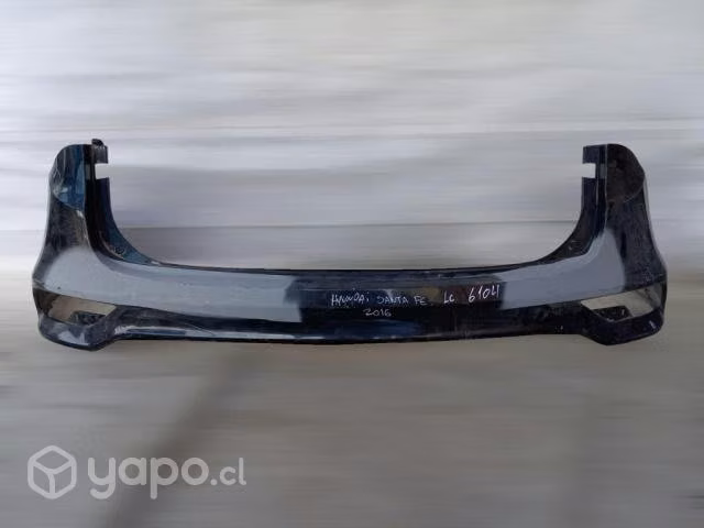 Parachoque trasero hyundai santa fe 2016