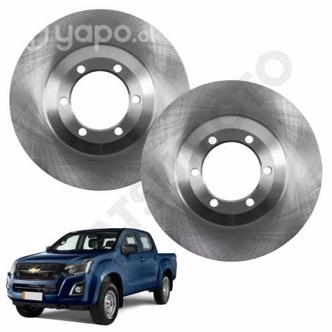Jgo. Discos Freno Chevrolet DMAX 2.5 2015 al 2019