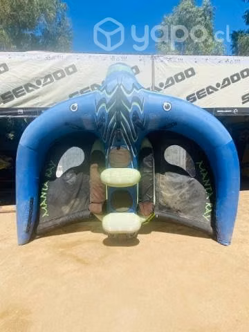Sacaxuxa juego inflable mantaraya