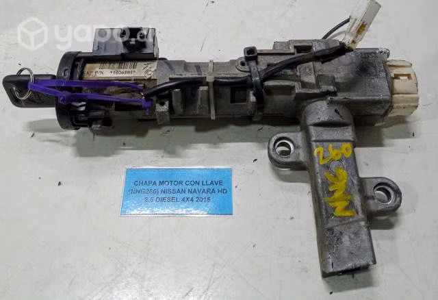 Chapa Motor Con Llave (NNG260) Nissan Navara HD