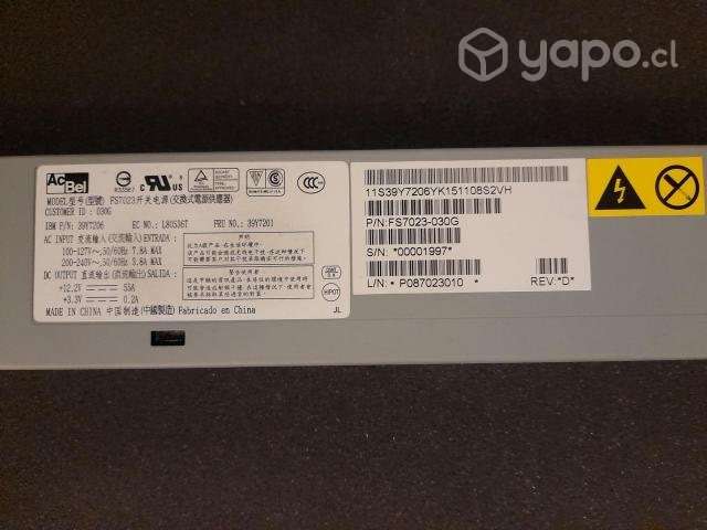 IBM Power Supply SystemX M2/M3 P/N 39Y7206 - Imagen 2