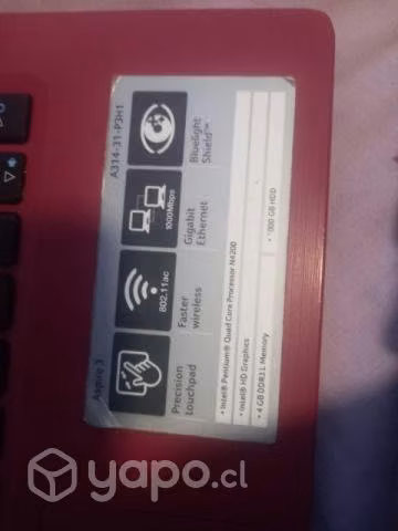 Notebook Acer aspire 3