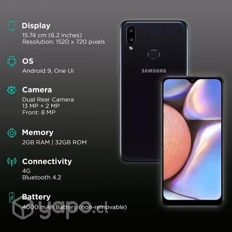 Celular Samsung Galaxy A10s 32GB - Negro
