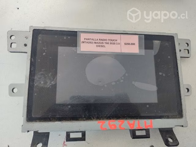 Pantalla Radio Touch (MTA292) Maxus T60 2020 2.8 D
