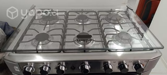 Cocina a gas 6 platos
