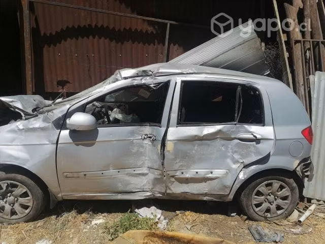 Hyundai getz año 2008 chocado