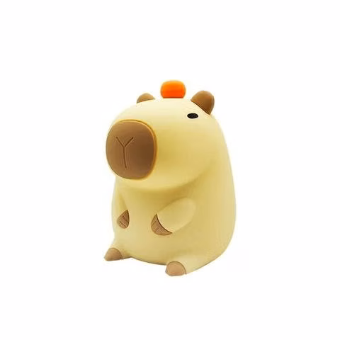 Lámpara led de silicona capibara