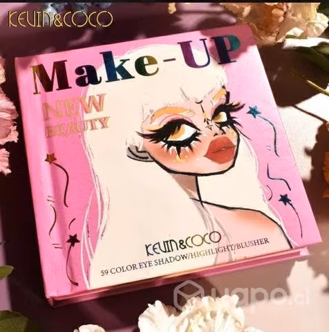 Paleta de sombras 59 colores Kevin&coco