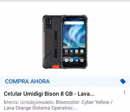 Celular bison 6.3 full hd