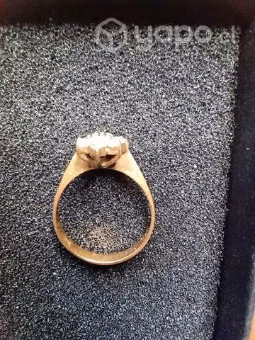 Anillo de oro circón blanco - Imagen 2