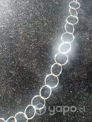 Cadena de plata tipo Rolo ley 925 italiana - Imagen 2