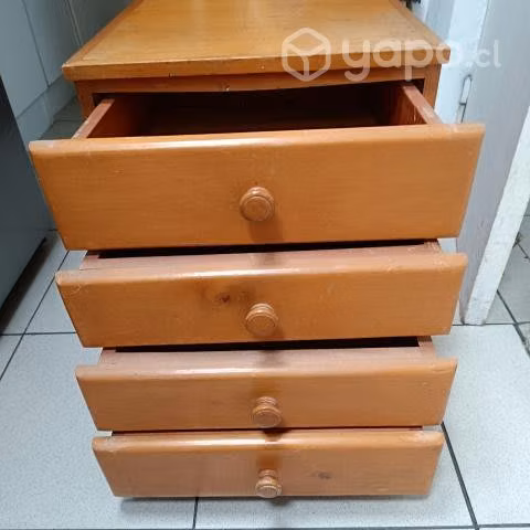 2 veladores de madera - Imagen 5