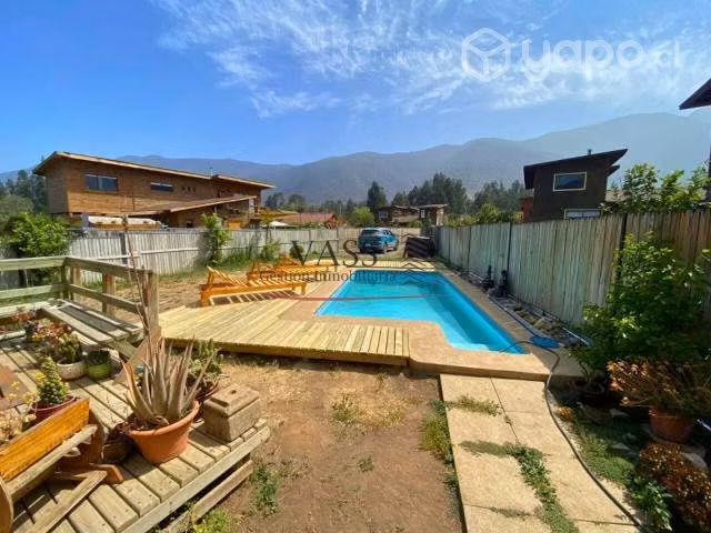 VASS vende casa 3D 2B con piscina, Olmué