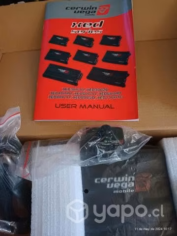 Amplificador Cerwin vega Mobile 600w