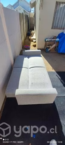 Sillón tela 3 cuerpos tipo cama
