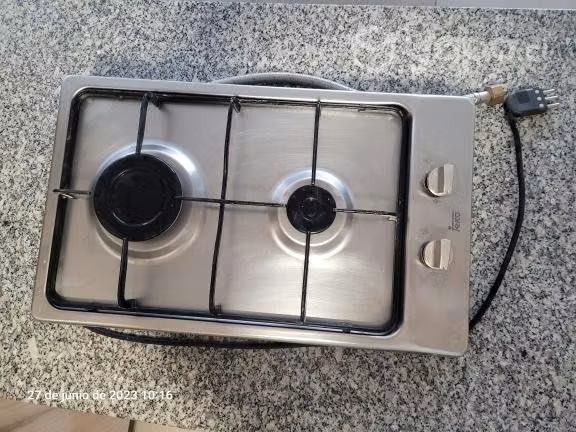 Encimera Teka 2 platos gas natural