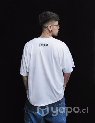 Polera oversize blanca