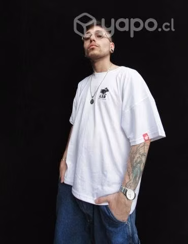 Polera oversize blanca