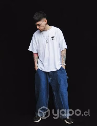 Polera oversize blanca