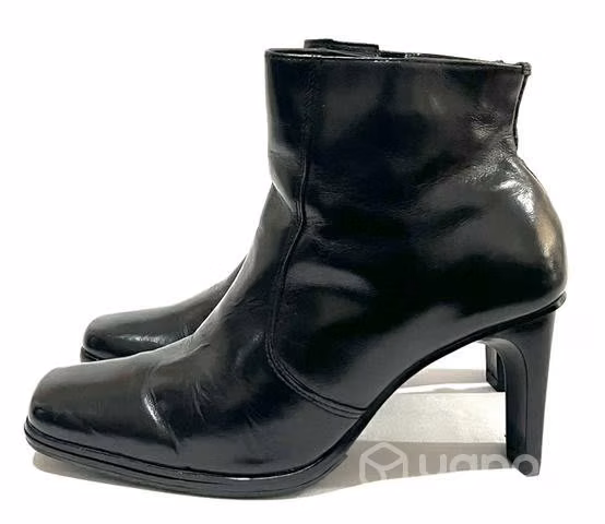 Botín 100% Cuero Made In Brasil N°35 Negro