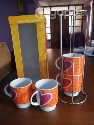 Hermoso juego de tazas