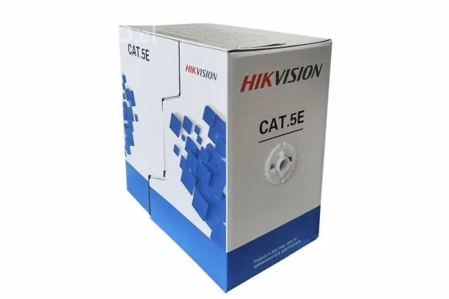 Cable UTP CAT5E 305m Hikvision 100% cobre