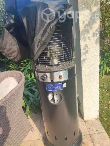 Estufa de patio con balon de gas
