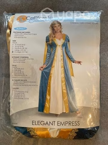 Disfraz Emperatriz elegante, adulto