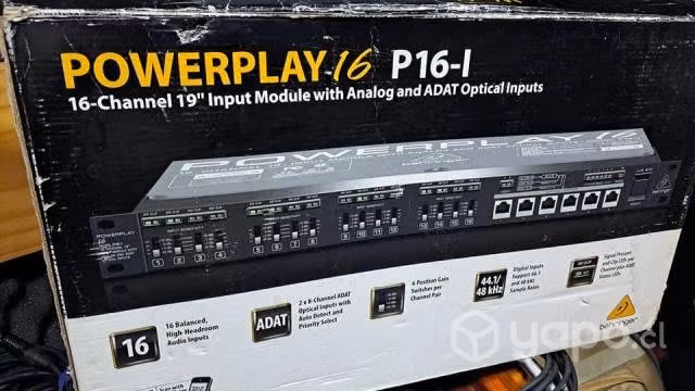 Behringer P16-I Sistema Monitoreo 16 Canales Power