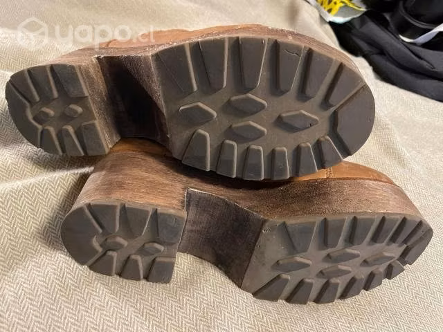 Botines de cuero con plataforma - Imagen 2