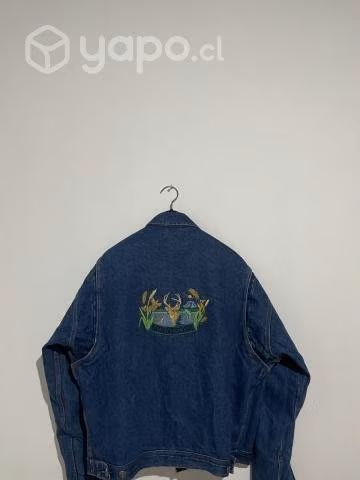 Chaqueta de mezclilla (Azul)