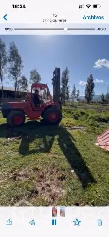 Grua horquilla 4 x 4