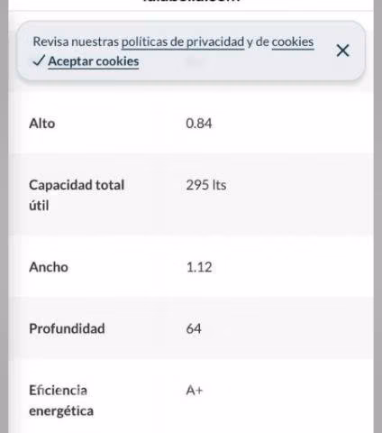 Congeladora maigas 295 litros semi nueva