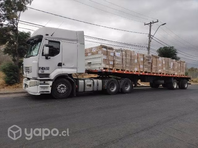 Semi tráiler rampla