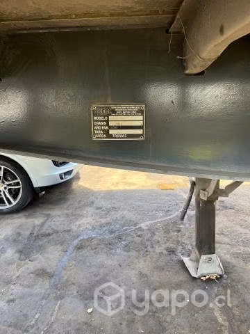 Semi tráiler rampla