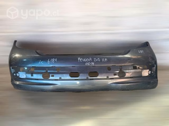 Parachoque trasero peugeot 207 hb 2006-2014
