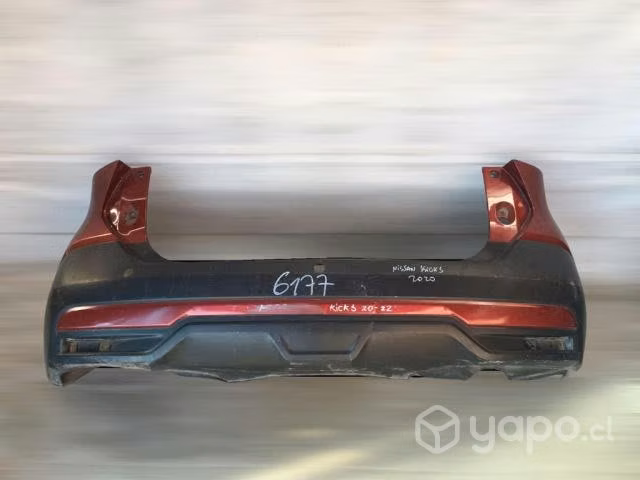 Parachoque trasero nissan kicks 2020-2022