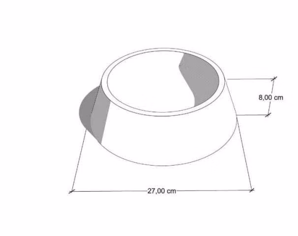 Plato de cemento para perro - Imagen 3