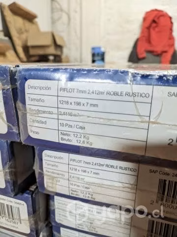 Piso flotante 7 mm + espuma niveladora nuevos