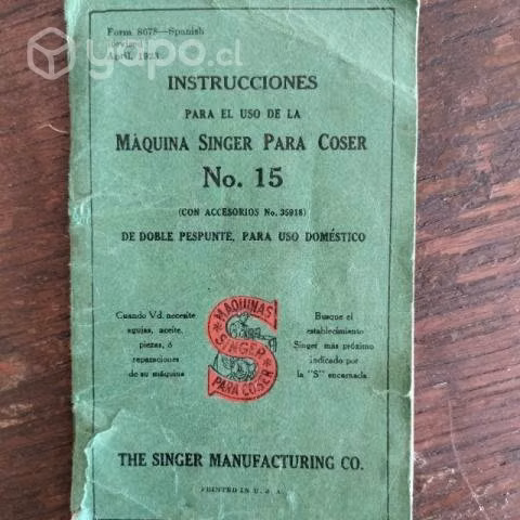 Máquina de coser antigua